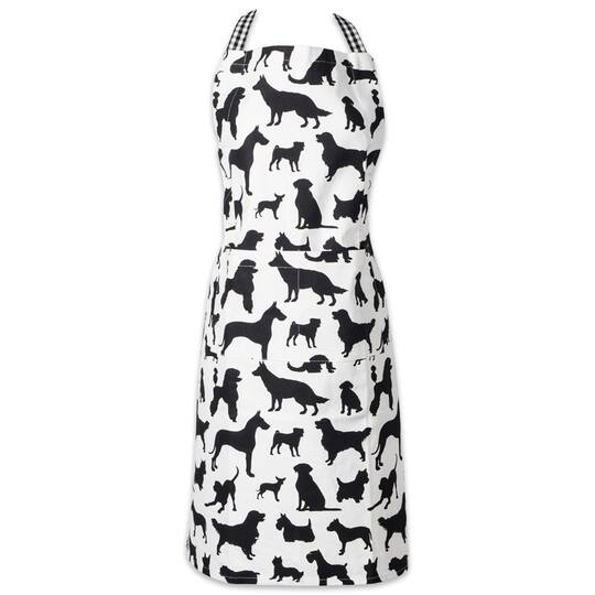 DII® Dog Print Chef Apron in Black | 35" x 28" | Michaels®